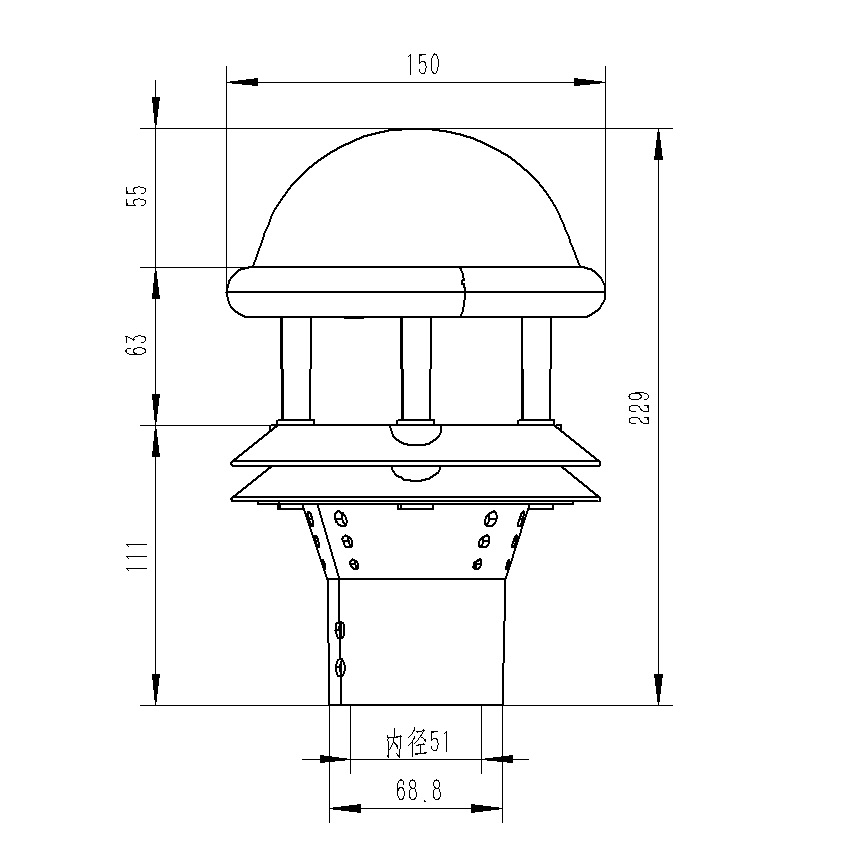 光学雨量传感器